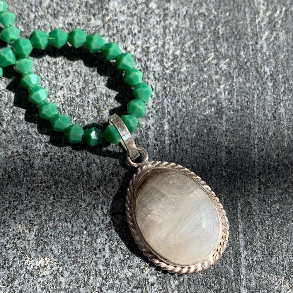 Moonstone necklace - Picture 2 of 6